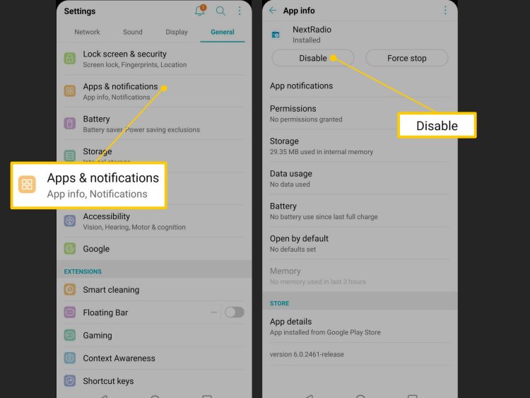How to uninstall Android apps