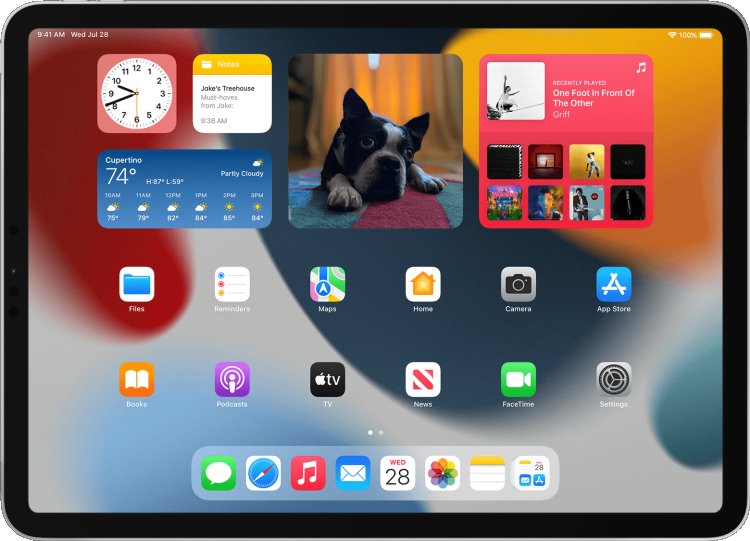 How to add widgets on iPad